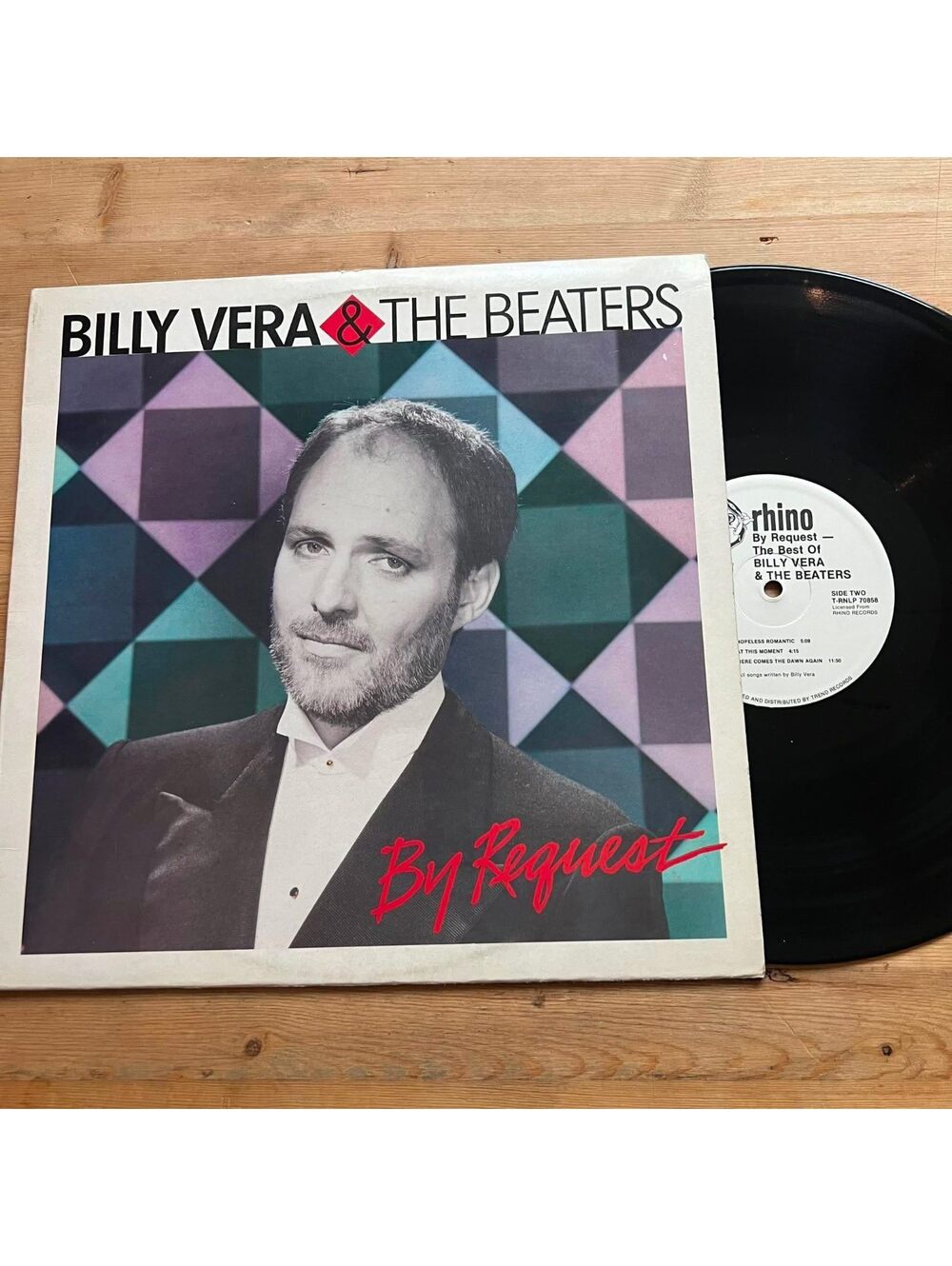 Billy Vera & The Beaters - By Request 33rpm VG+ VR15
